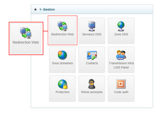 Redirection web