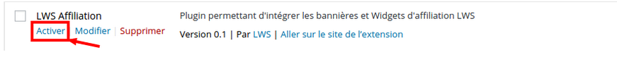 plugin-Wordpress Affiliation-hebergeur-web