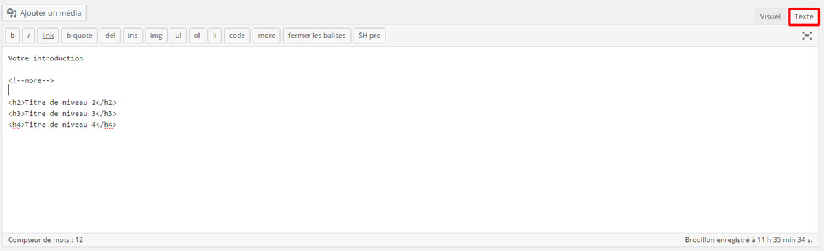 texte-WordPress