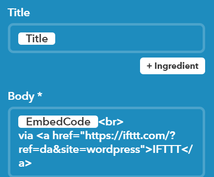 iftt-youtube-wordpress