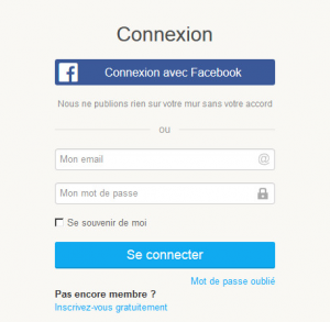 Se connecter avec facebook
