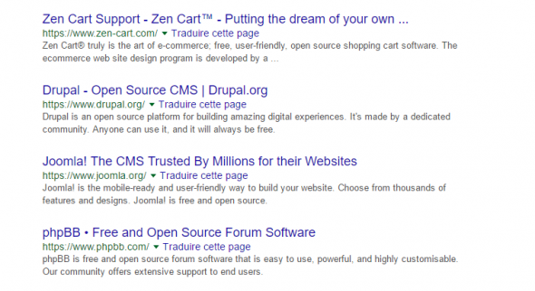 Recherche Google
