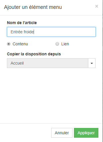 Création d'un blog