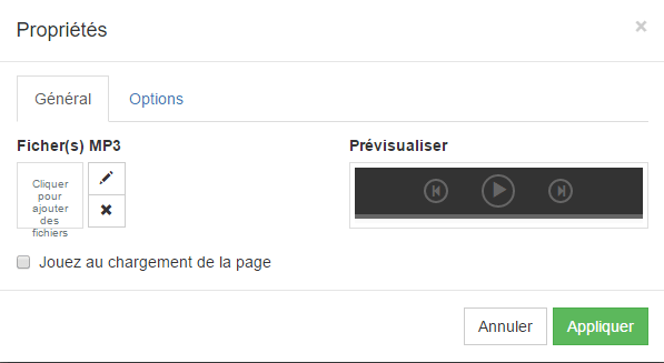 créer un site de musique