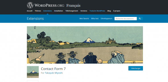 Formulaire de contact WordPress