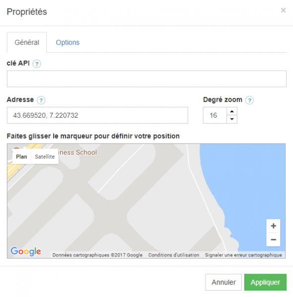 votre restaurant avec SiteBuilder pro