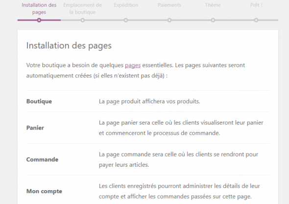 configurer WooCommerce