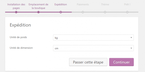 configurer WooCommerce