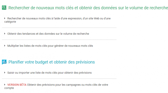 Configurer Google Adwords