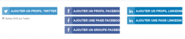présence sur les médias sociaux