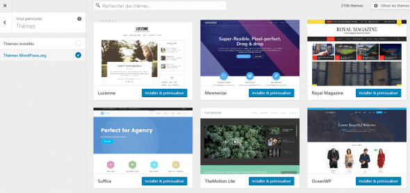 Nouveauté WordPress