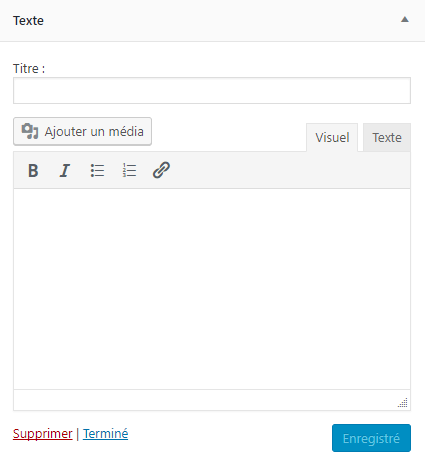 Nouveauté WordPress