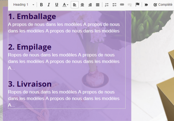 site d'artisan