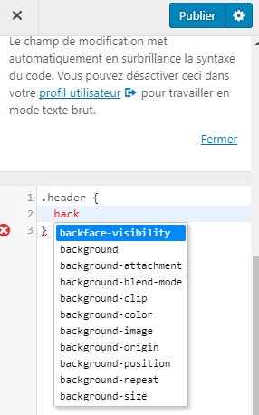 Nouveauté WordPress