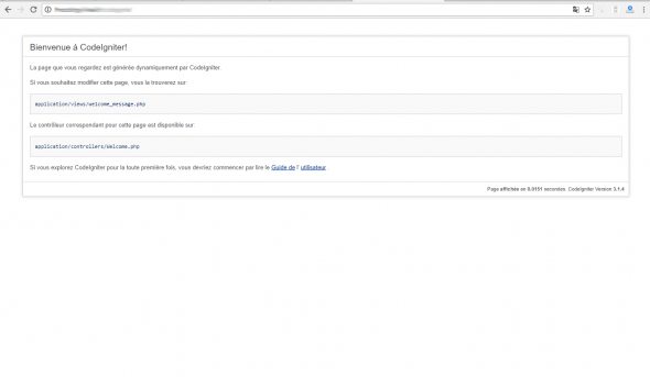 configurer une application PHP