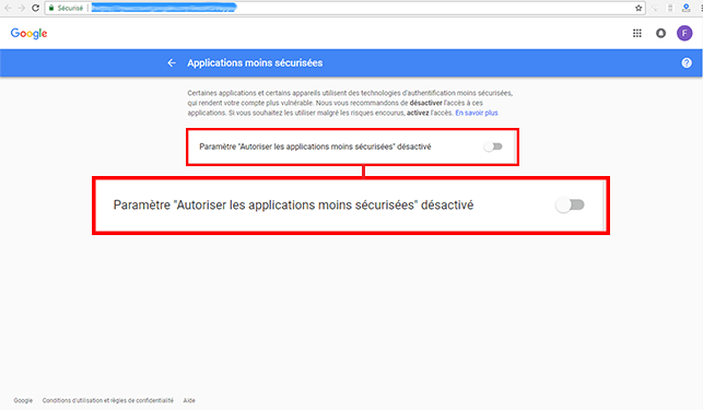 sécurité serveur smtp 