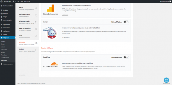 Plugin WP Rocket