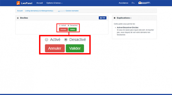 installer DNSSEC