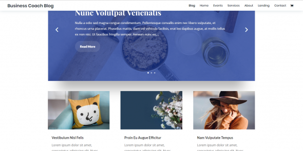 Layouts sur Divi