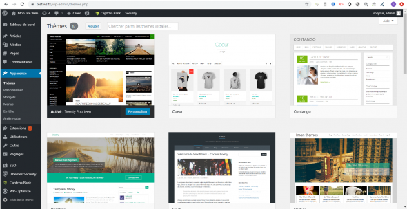 créer un blog WordPress