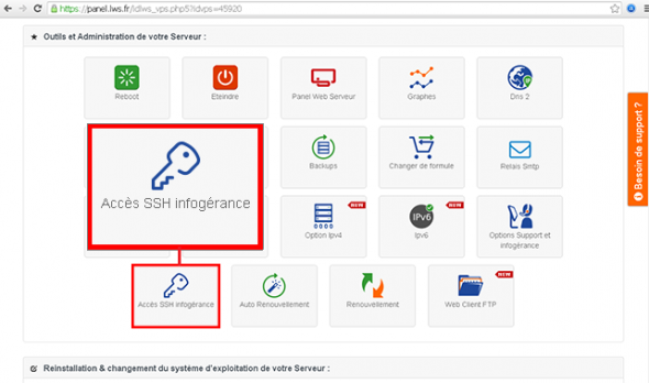 connexion SSH
