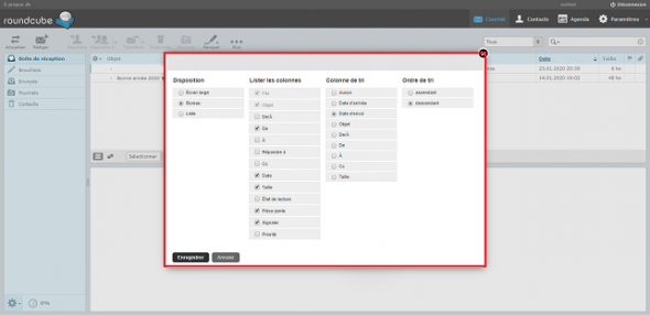 Webmail roundcube