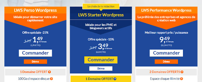 Hébergement WordPress 