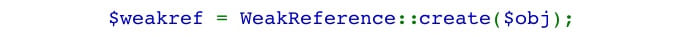 WeakReference