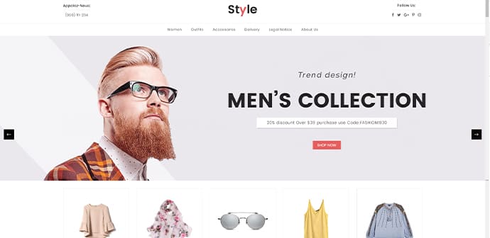 e-commerce Prestashop mode