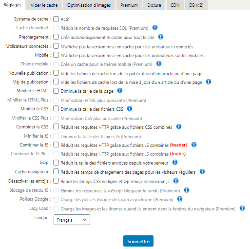 WP Fastest Cache plugin 