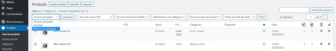 articles woocommerce