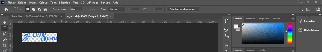 photoshop pour images prestashop