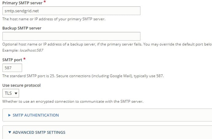 SMTP Drupal SMTP Drupal