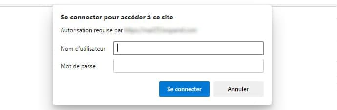 connexion site web