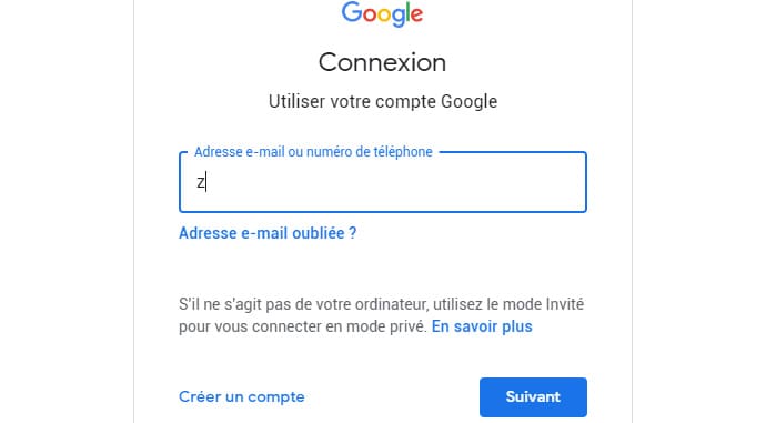 compte Google