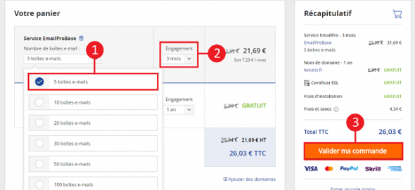 messagerie professionnelle