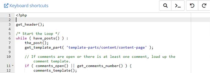 code court WordPress