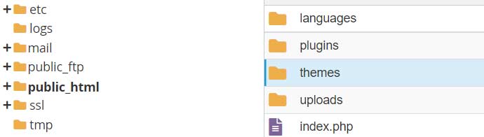 public_html thèmes