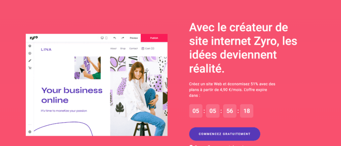créer un site internet