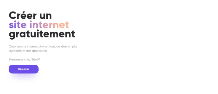 créer un site internet
