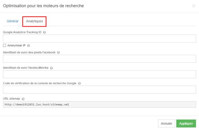 créateur de site web