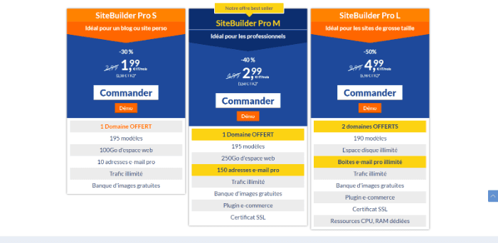 créer un site internet pas cher