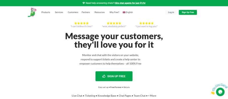 Tawk.To Live chat