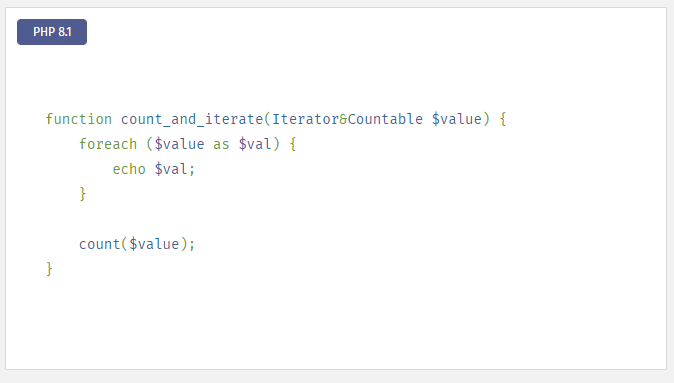 Pure intersection PHP 8.1