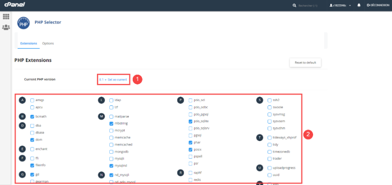 PHP 8.1 cPanel
