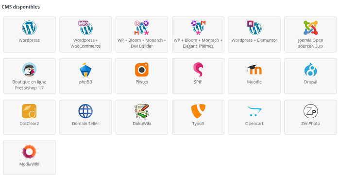 création d'un site internet