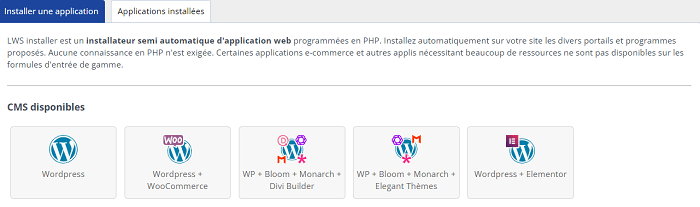 créer un site WordPress
