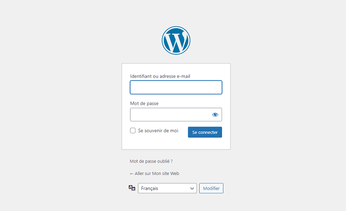 créer un site WordPress