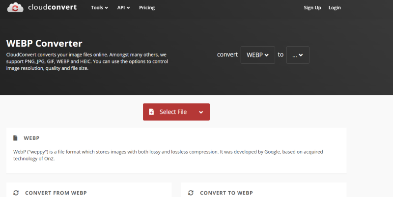 WebP converter