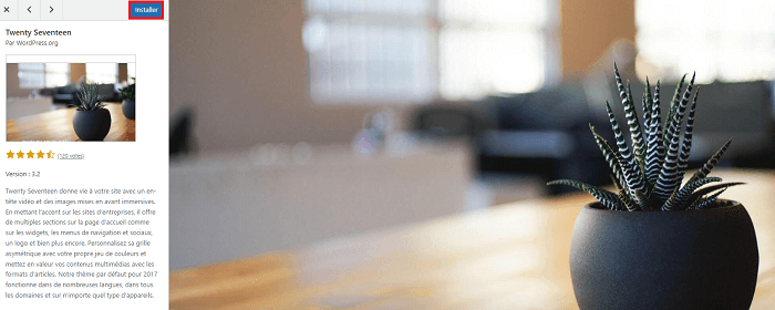 installer un thème WordPress